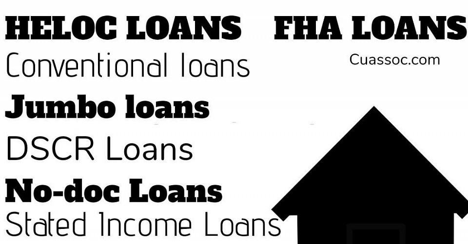 Dscr loans, fha, no doc, stated income, heloc